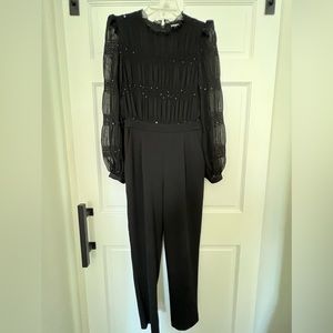 ◼️◼️Express Black Sequined Formal Romper◾️◾️